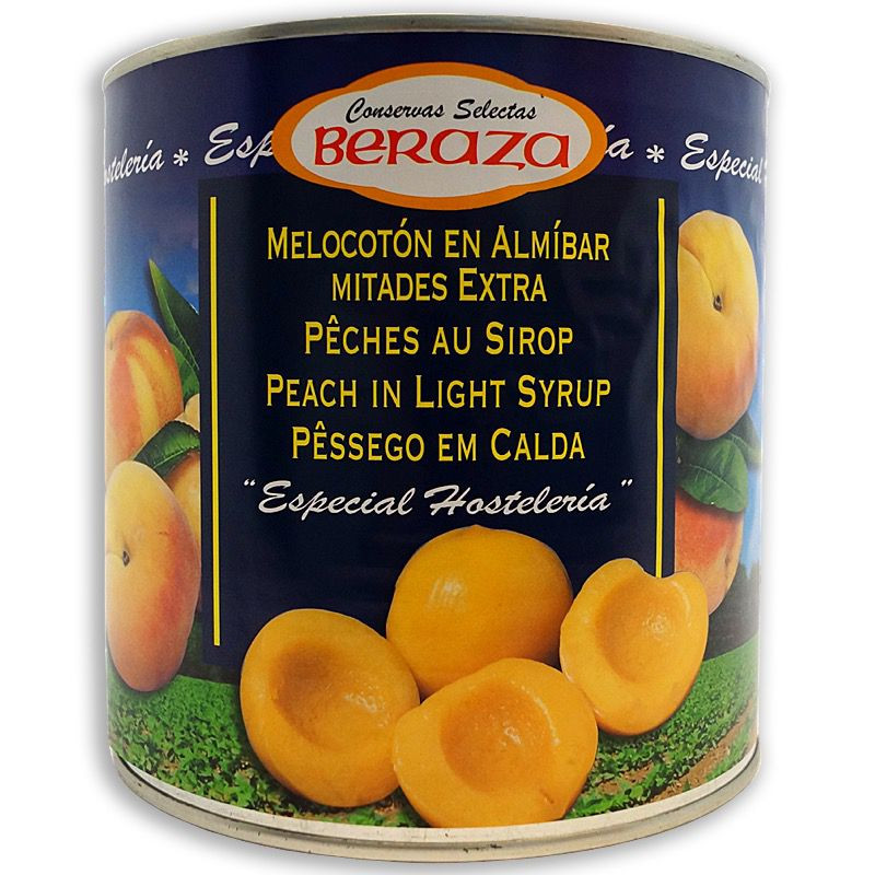 MELOCOTÓN EN ALMÍBAR MITADES 6/3Kg